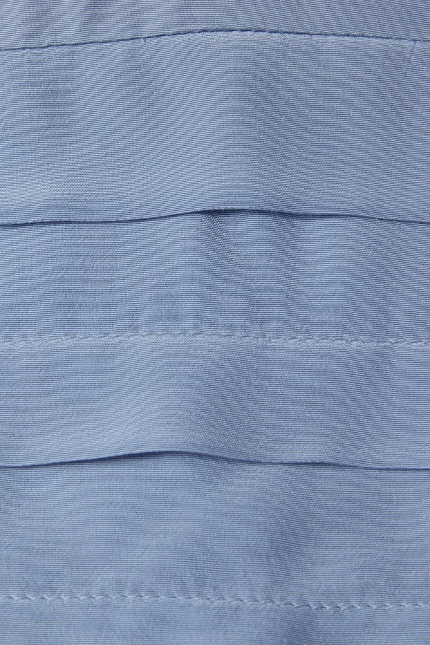 Donna - Blusa smanicata - azzurro