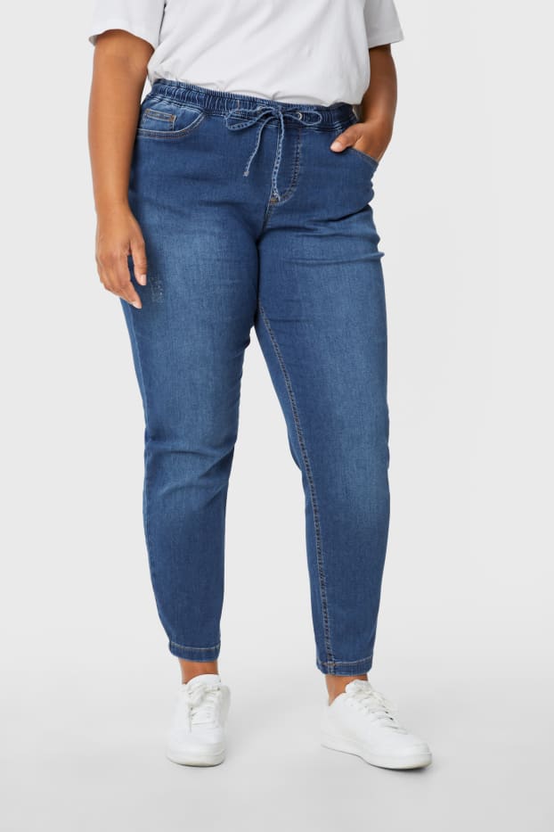 Damen - Relaxed Jeans - recycelt - jeans-blau