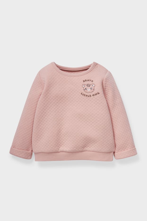 Baby Girls - Baby-Sweatshirt - rosa