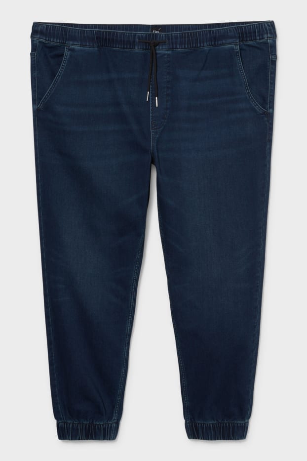 Uomo XL - Jeans tapered - flex jog denim - ridotto consumo d'acqua - jeans blu scuro