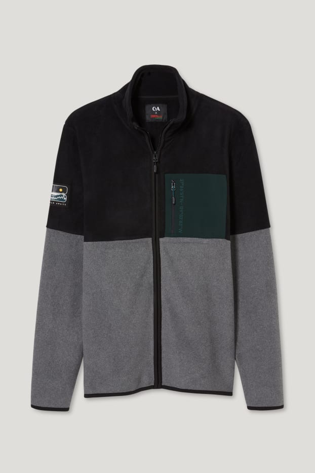 Men - Fleece jacket - THERMOLITE® EcoMade - black