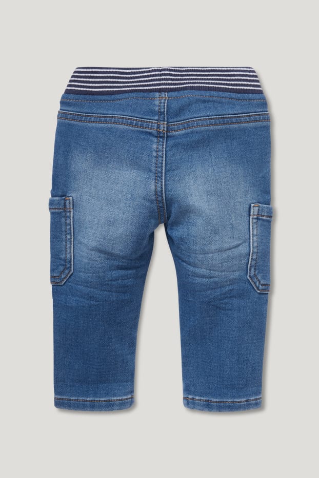 Baby Boys - Baby-Thermojeans - jeans-blau