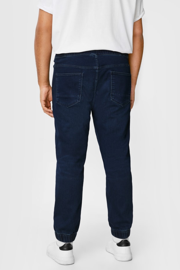 Uomo XL - Jeans tapered - flex jog denim - ridotto consumo d'acqua - jeans blu scuro