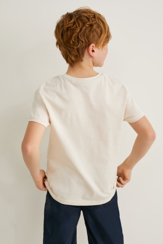 Kids Boys - Kurzarmshirt - beige