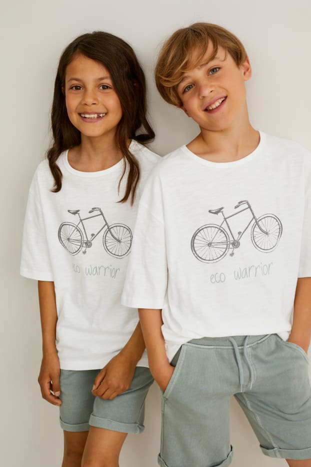 Toddler Boys - Short sleeve T-shirt - genderneutral - white