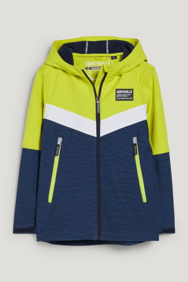 Toddler Boys - Funktionsjacke mit Kapuze - hellgr&uuml;n