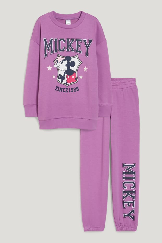 Exklusiv Online - Micky Maus - Set - Sweatshirt und Jogginghose - 2 teilig - hellviolett