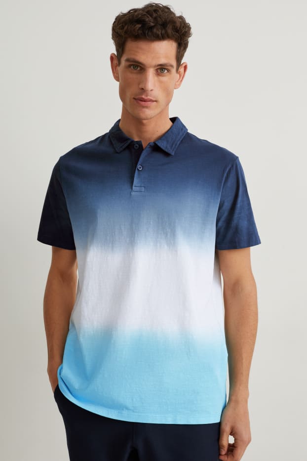 Herren - Poloshirt - dunkelblau