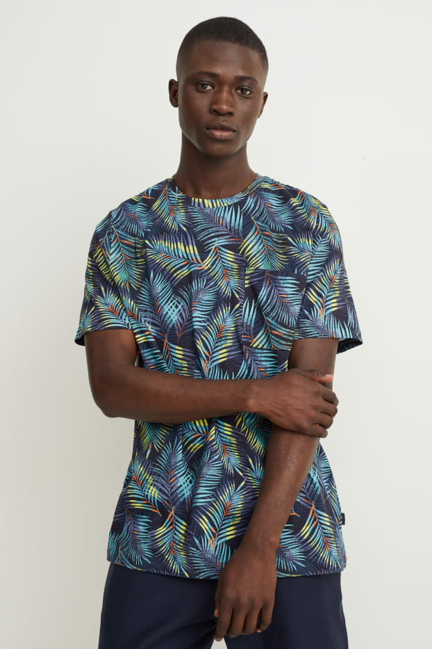 Herren - T-Shirt - dunkelblau