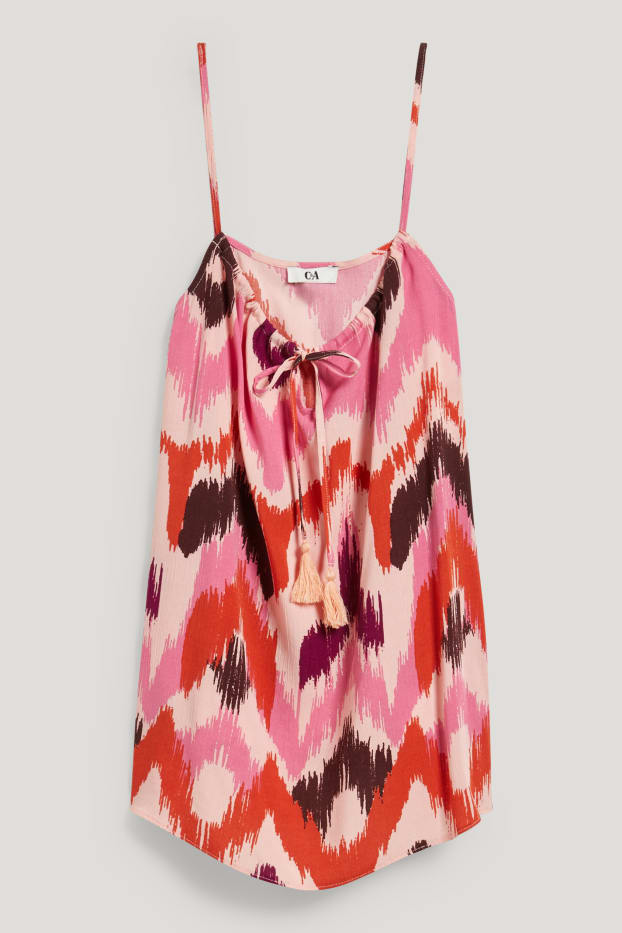 Damen - Pyjama-Top - rosa