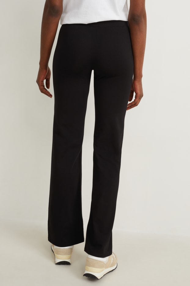 Damen - Basic-Leggings - schwarz