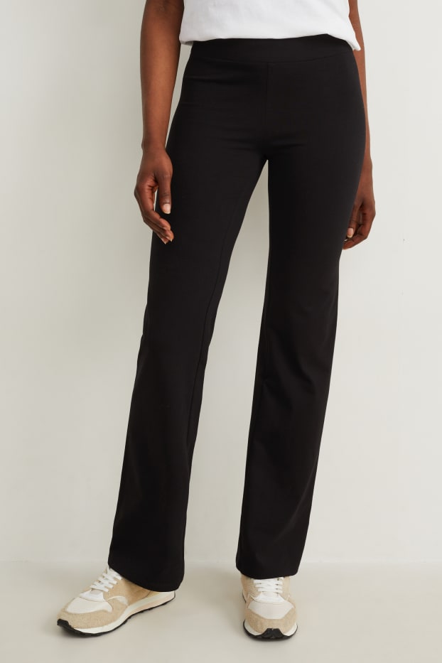 Damen - Basic-Leggings - schwarz