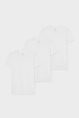 Set van 3 - T-shirt - fijnrib
