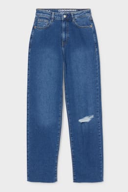 Jeans neri sfrangiati in fondo hotsell