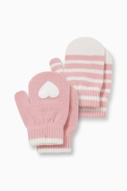 Multipack of 2 - baby mittens