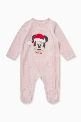 Minnie Mouse - pijama navideño para bebé