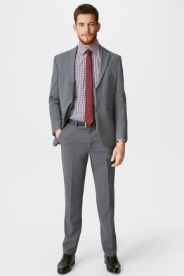 Mix-and-match suit trousers - regular fit - flex - wool blend - LYCRA®