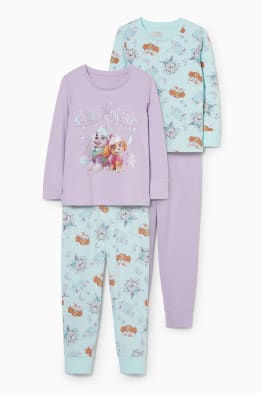 Paquet de 2 - La Patrulla Peluda - pijama - 4 peces