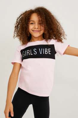 Short sleeve T-shirt - shiny