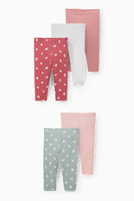 Multipack of 5 - baby leggings