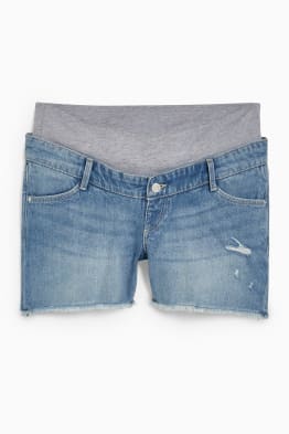 Těhotenské džíny - džínové šortky