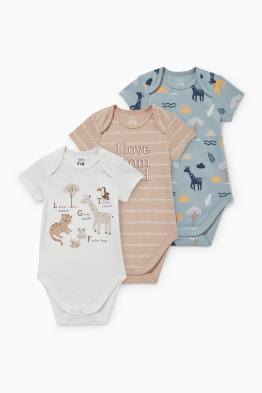 Multipack of 3 - baby bodysuit