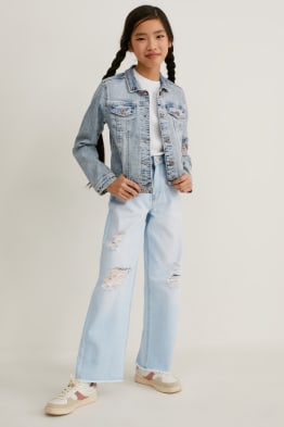 Wide leg jeans