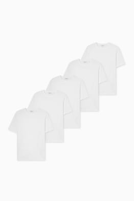 Set van 5 - T-shirt - slim fit