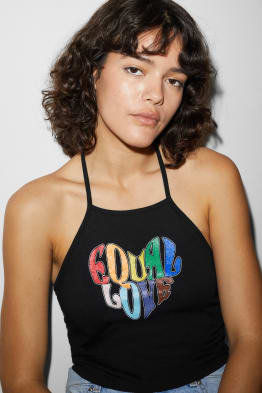 CLOCKHOUSE - crop top - PRIDE