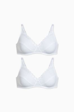 Multipack of 2 - non-wired bra