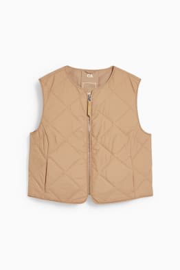 Quilted gilet - recycled