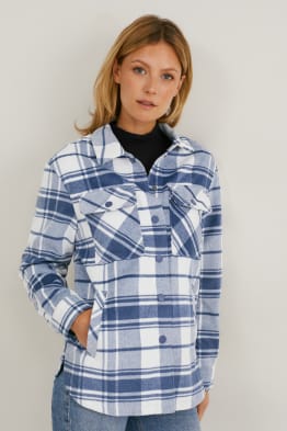 Flannel shacket - check