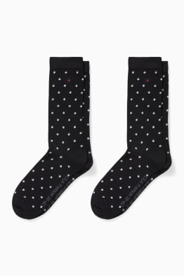 Multipack of 2 - socks - LYCRA® - polka dot