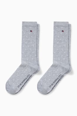 Set van 2 paar - sokken - LYCRA® - met stippen