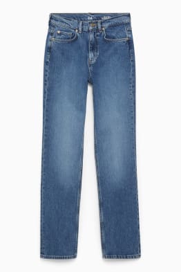 Straight jeans - vita alta