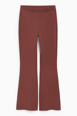 Jersey trousers - flared