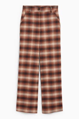CLOCKHOUSE - cloth trousers - high waist - wide leg