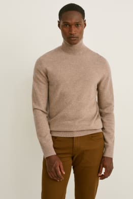 Maglione a dolcevita di cashmere