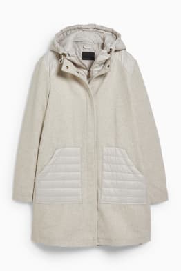 Manteau à capuche