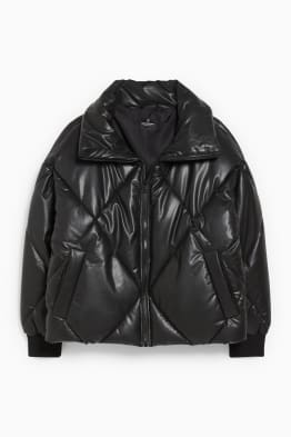 CLOCKHOUSE - quilted jacket - faux leather