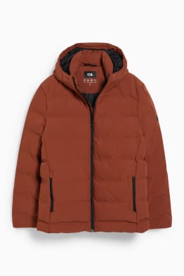 Outdoor jacket with hood - idrorepellente