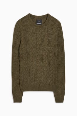 CLOCKHOUSE - sweter - wzór warkocza