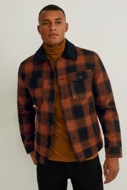 Karierte jacke c&a