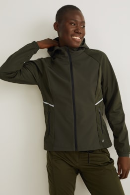 Outdoor jacket with hood