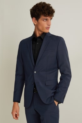 Veste de costume - slim fit - LYCRA® - laine vierge mélangée