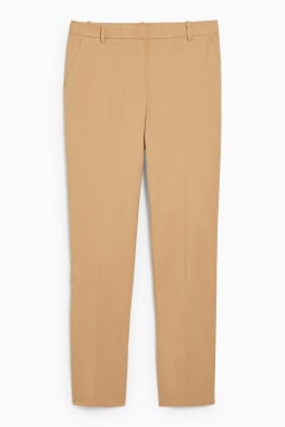 Pantaloni di stoffa - vita media - straight fit