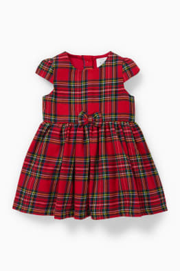 Robe pour bébé - à carreaux