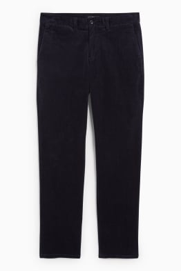 Pantaloni chino in velluto - regular fit - stretch - LYCRA®