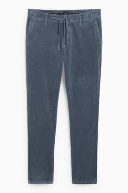 Pantaloni di velluto a coste - tapered fit - Flex - LYCRA®