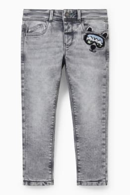 Slim jeans - ciepłe dżinsy
